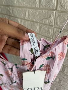 Zara Floral Print Slip Dress