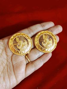 Square Floral Earrings