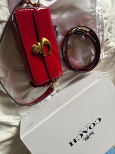 Coach Cherry Red Tabby Shoulder Bag