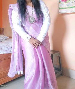 Beautiful Magenta saree💜