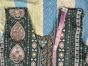 Patterned Green Top