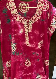 Vintage Batik Style Nightgown