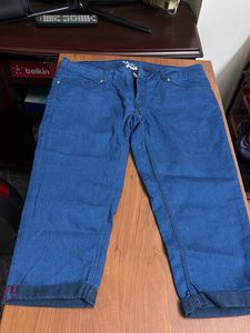 Blue Capri Jeans