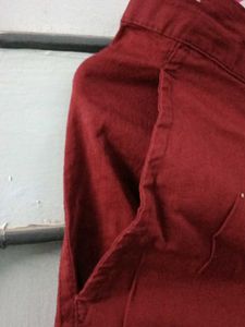 Stylish Maroon Trousers