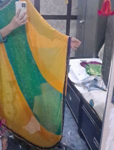 Pakistani Style Lace Elegant Ethnic Dupatta