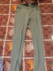 Olive Green Athletic Pants