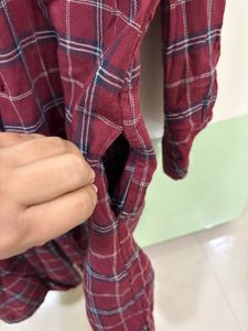 Pepe Jeans - Red Plaid Flannel