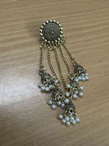 Gold Jhumka Earrings