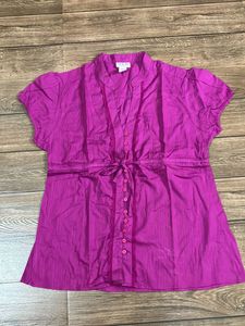 Magenta Cotton Top