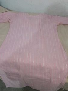 Pink Cotton Kurta