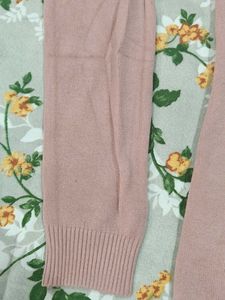 Dusty Rose Mock Neck Sweater