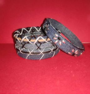 Denim Bangle Set🧿