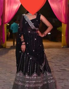 Black Lehenga Choli Set