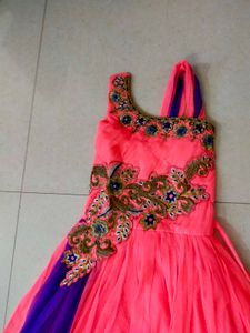 Cute Pink Ethnic Dress