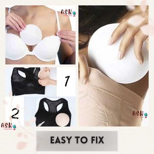 New D Shape Soft Touch Padded Cups Size 38