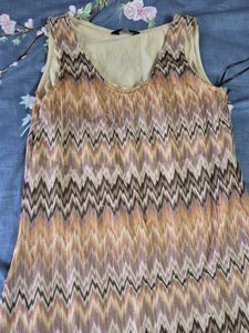 Chevron Knit Maxi Dress