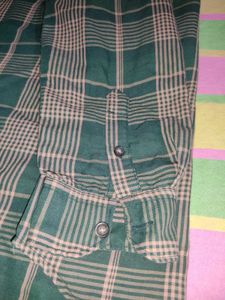 Tartan Checked Slim Fit Casual Shirt
