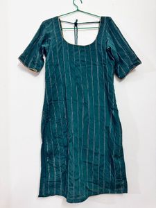 Green Striped Kurti