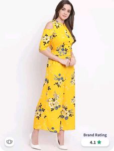 Floral Yellow Jumpsuit