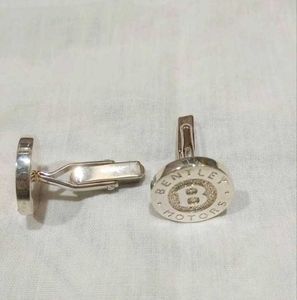 SILVER Bentley Motor Cap &#39;B&#39; Original Cufflink