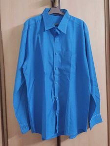 Blue Striped Formal Shirt