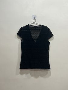 Black Net Top