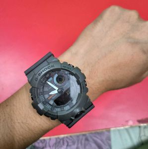Casio G-Shock Analog-Digital Grey Dial Men's Watch