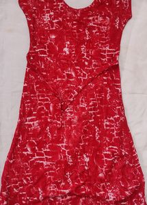 Top, M Size, Red