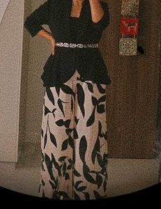 Floral Wide Leg Pants