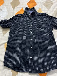 Black With Little Design On The Shirt