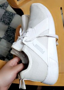 Puma White Shoes , For Women , Authentic Pum