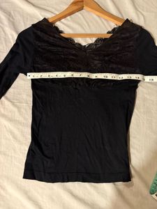 Beautiful  Top With Lace