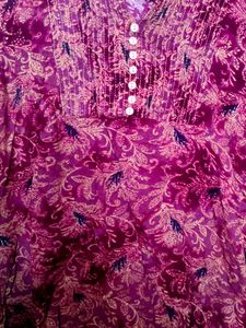 Purple Paisley Tunic