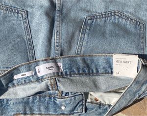 Mango Denim Mini Skirt fits smalll