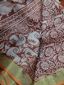 Cotton silk saree