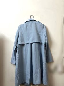 Powder Blue Trench Coat