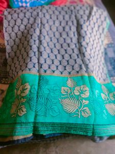Elegant Embroidered Saree