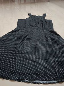 BEAUTIFUL POLKA DOT SHORT ONE PIECE L SIZE