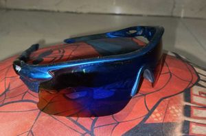 Blue sports sunglasses