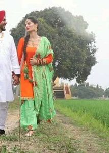 Orange Salwar Kameez