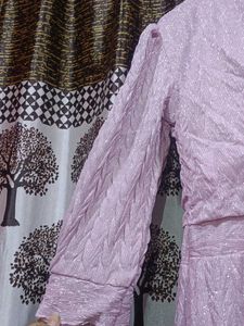 Baby pink glitter Dress