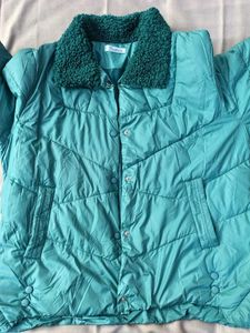 Turquoise Puffer Jacket