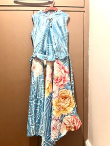 Girl’s Party Blue Frock