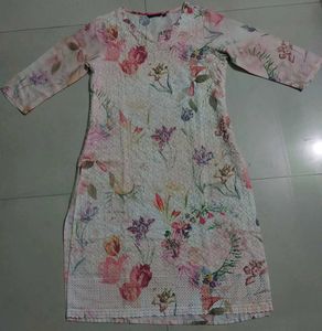 Floral Embroidered Kurti New Like
