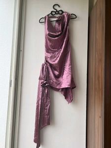 Elegant Lavender Mini Dress