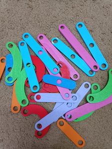 Alphanumeric Colourful Sticks