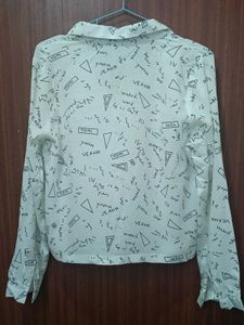 Funky Patterned Button-Down Shirt