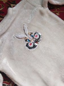 Cute White Bunny Sweater