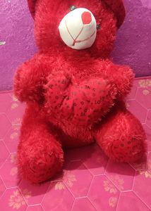 Teddy Bear Red Doll Big Size 4.5 Fit