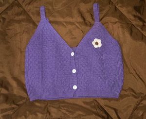 Purple Knit Sweater